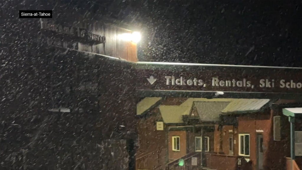 Northern California Sierra sees some early-season snow — CBS Bay Area (KPIX), Los Gatos Sports news
