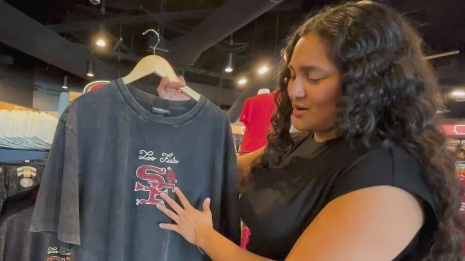 San Francisco 49ers unveil Latino Heritage Collection of team merchandise for "Los Fieles" — CBS Bay Area (KPIX), Los Gatos Sports news