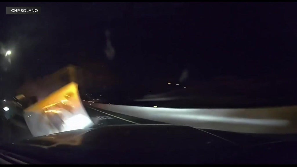 Video shows Tesla hit CHP car on I-80 in Fairfield; driver says he slept with Full Self-Driving on — CBS Bay Area (KPIX), Los Gatos Technology news