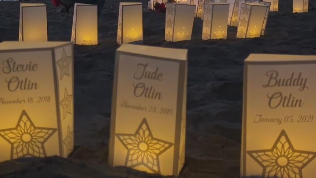 At San Francisco's Baker Beach, a wave of light honors babies lost too soon — CBS Bay Area (KPIX), Los Gatos Community news
