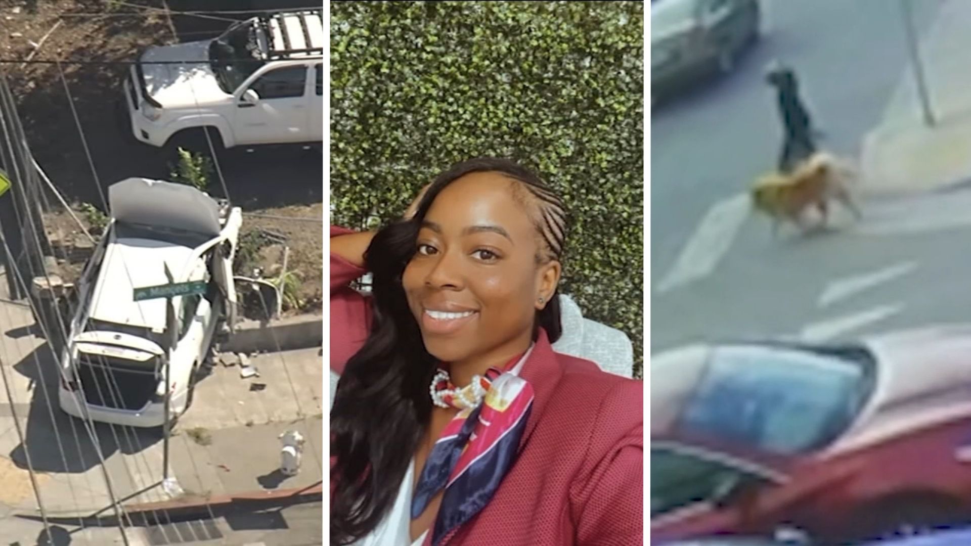 Oakland, California woman Kiara Bowling relearns to walk and speak after near-fatal crash involving kid drivers
— ABC 7 Bay Area