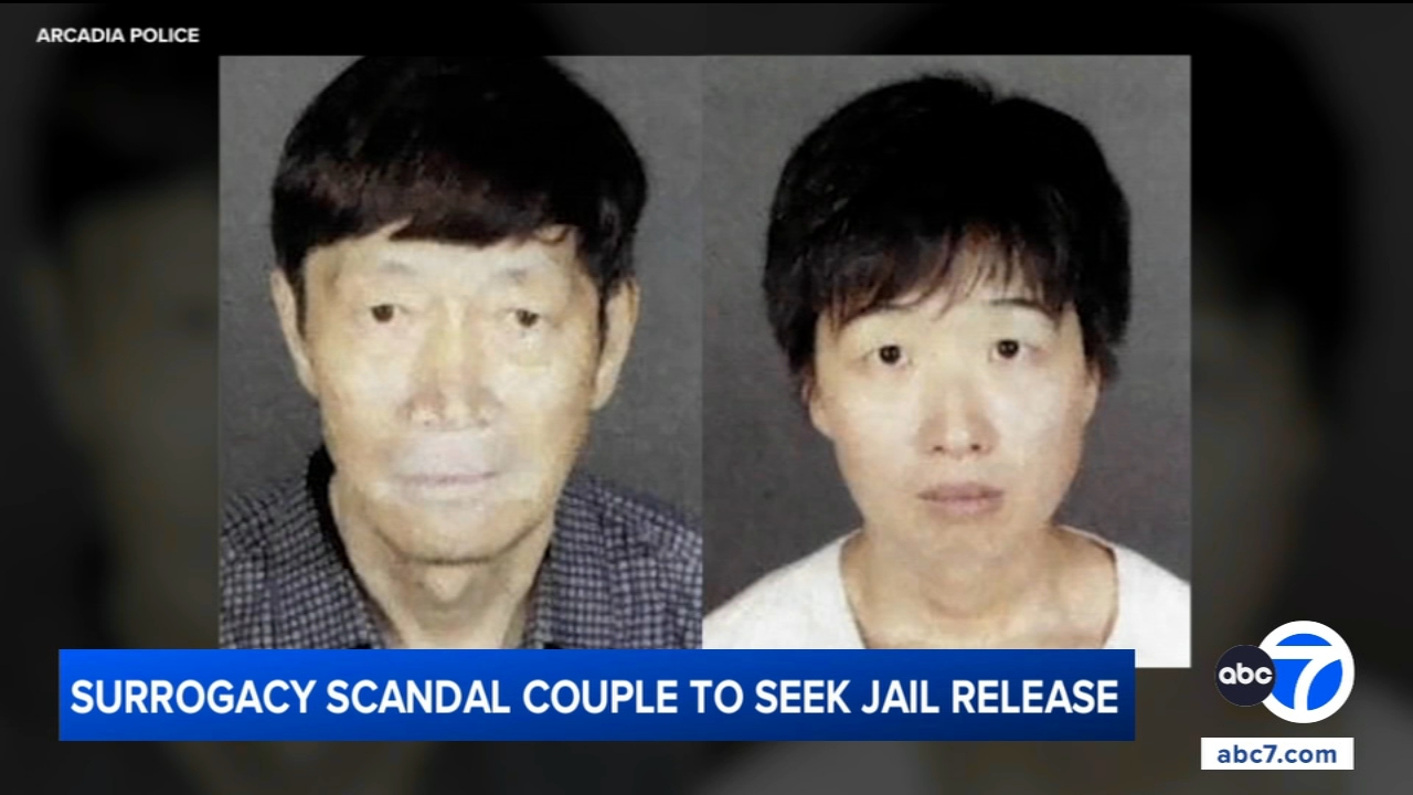 California couple accused in surrogacy scandal to seek release from jail, attorneys say
       — ABC 7 Bay Area, Los Gatos Community news