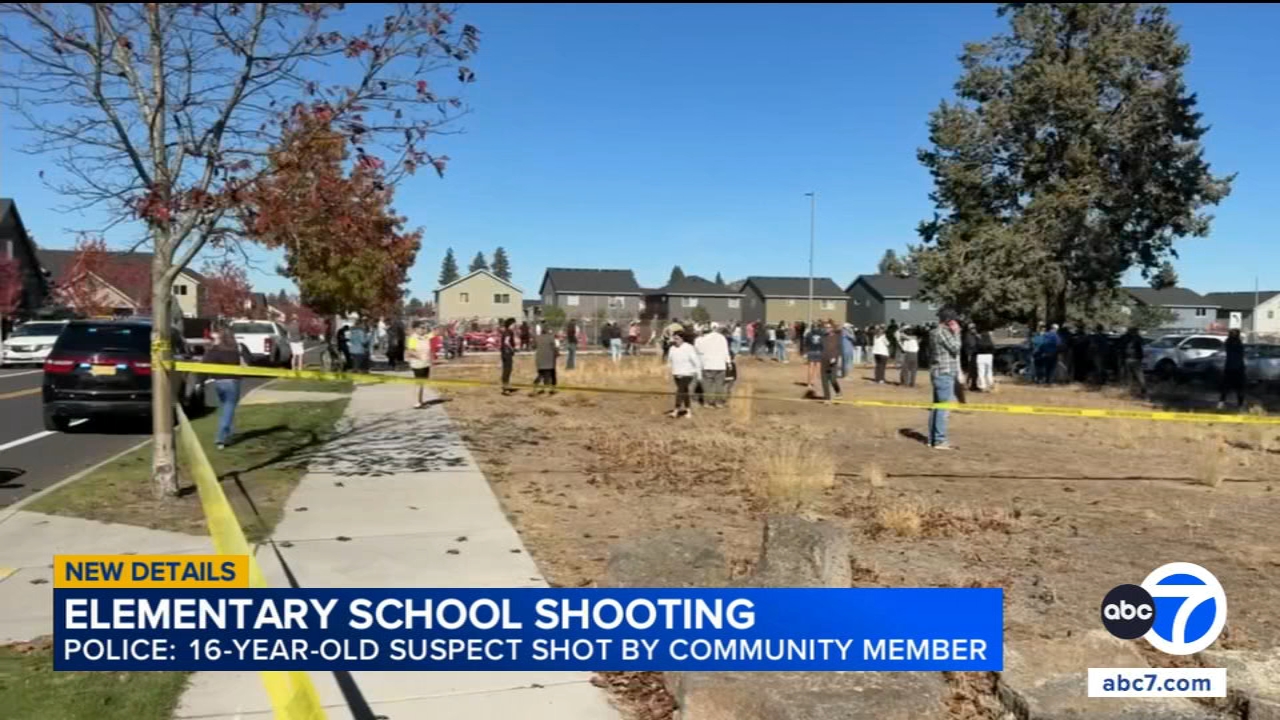 3 children, 1 teacher killed in shooting at Bend, Oregon elementary school; teen shooter also dead: Police
       — ABC 7 Bay Area, Los Gatos Schools news