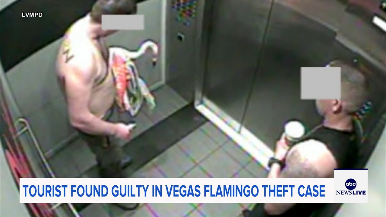 Man who snatched Peachy the flamingo from Las Vegas hotel exhibit found guilty of animal cruelty

       — ABC 7 Bay Area, Los Gatos Arts news