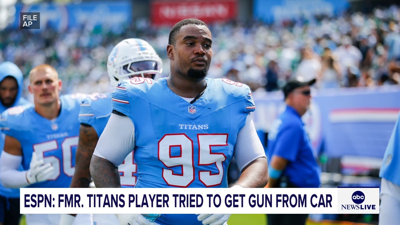 Jordan Elliott was released by Titans after pulling out gun in parking lot, coach Robert Saleh says
— ABC 7 Bay Area, Los Gatos Sports news