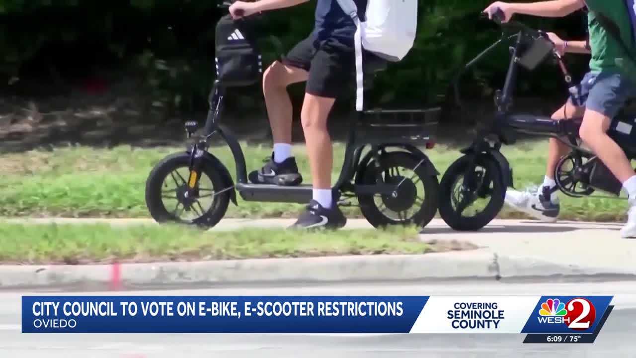 Oviedo city council to vote on micromobility rules to improve sidewalk safety — WESH 2 Orlando, Los Gatos Government news