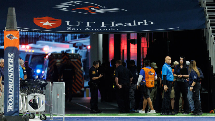 Military member dies after falling while rappelling from Alamodome's ceiling before UTSA vs. Navy game — KENS 5 (San Antonio), Los Gatos Sports news