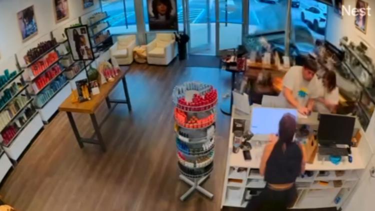Couple survives being hit by car that crashed through a Jacksonville hair salon — First Coast News Local, Los Gatos Community news