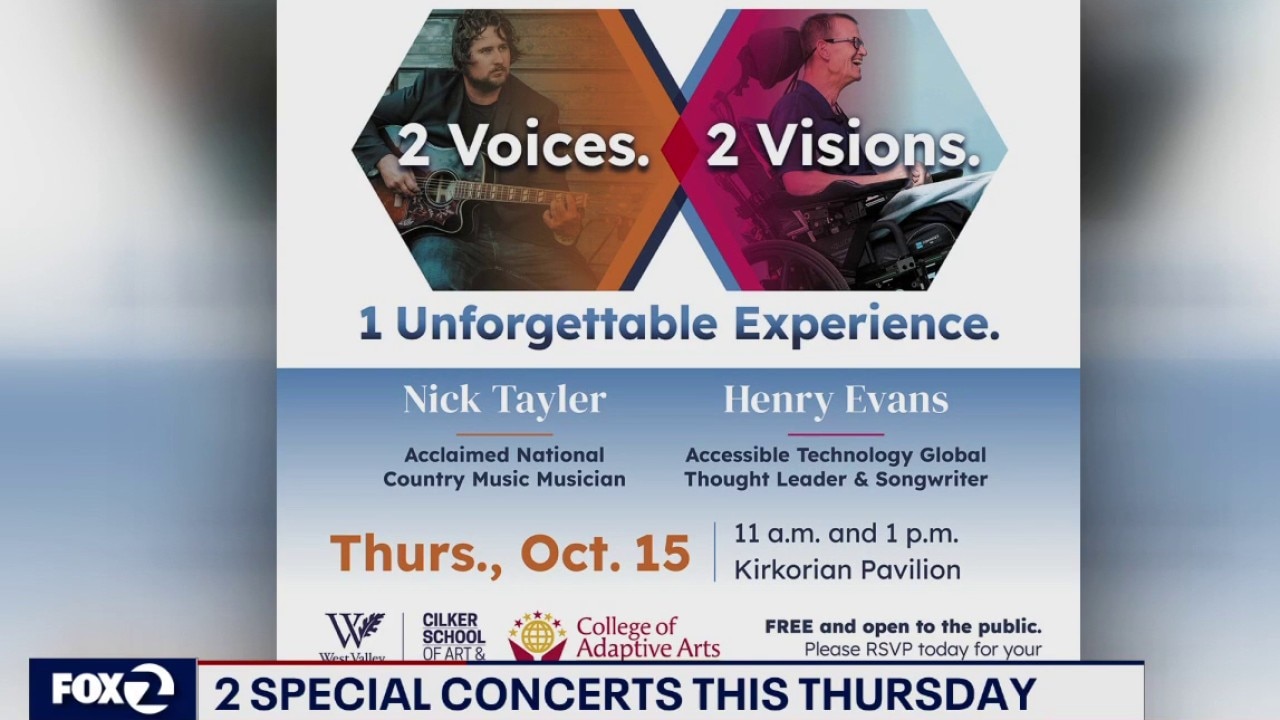Free concerts highlighting people overcoming physical challenges — KTVU FOX 2 Bay Area, Los Gatos Technology news