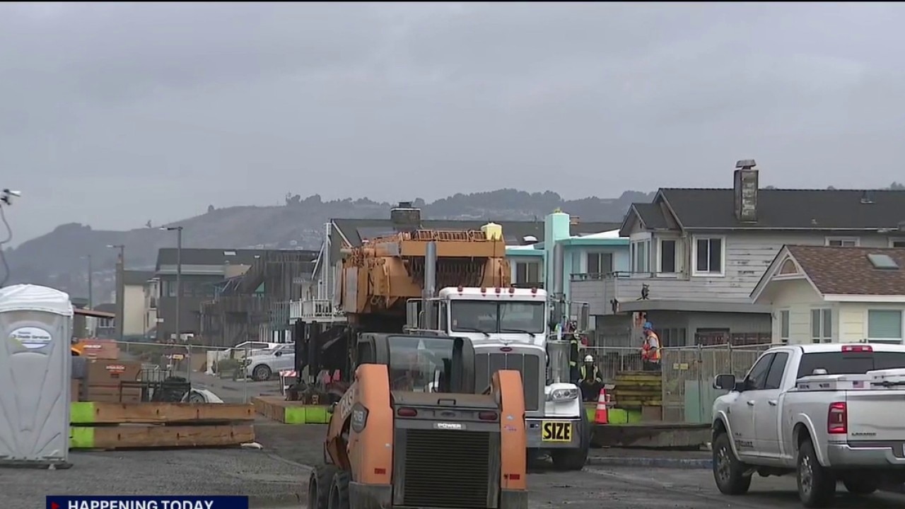 Crews start to repair Pacifica pier so it won't collapse into Pacific Ocean — KTVU FOX 2 Bay Area