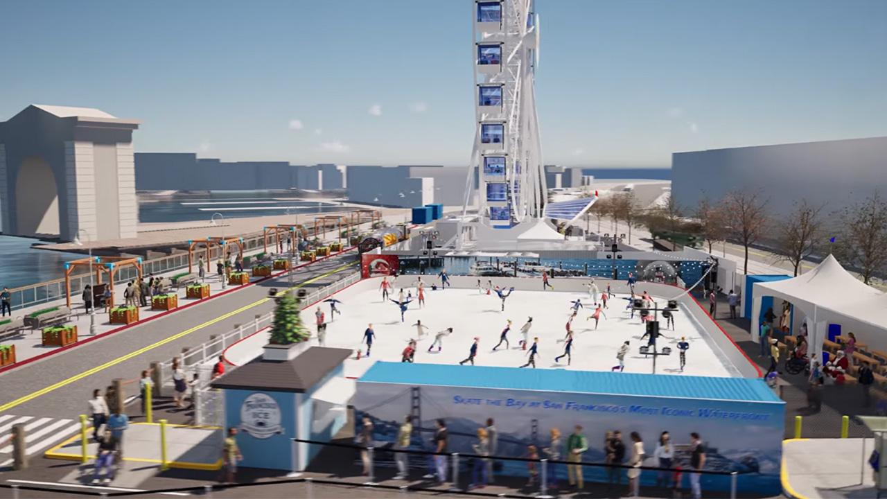 Waterfront ice rink: This popular Bay Area destination is getting its first ever ice rink — KTVU FOX 2 Bay Area, Los Gatos Sports news