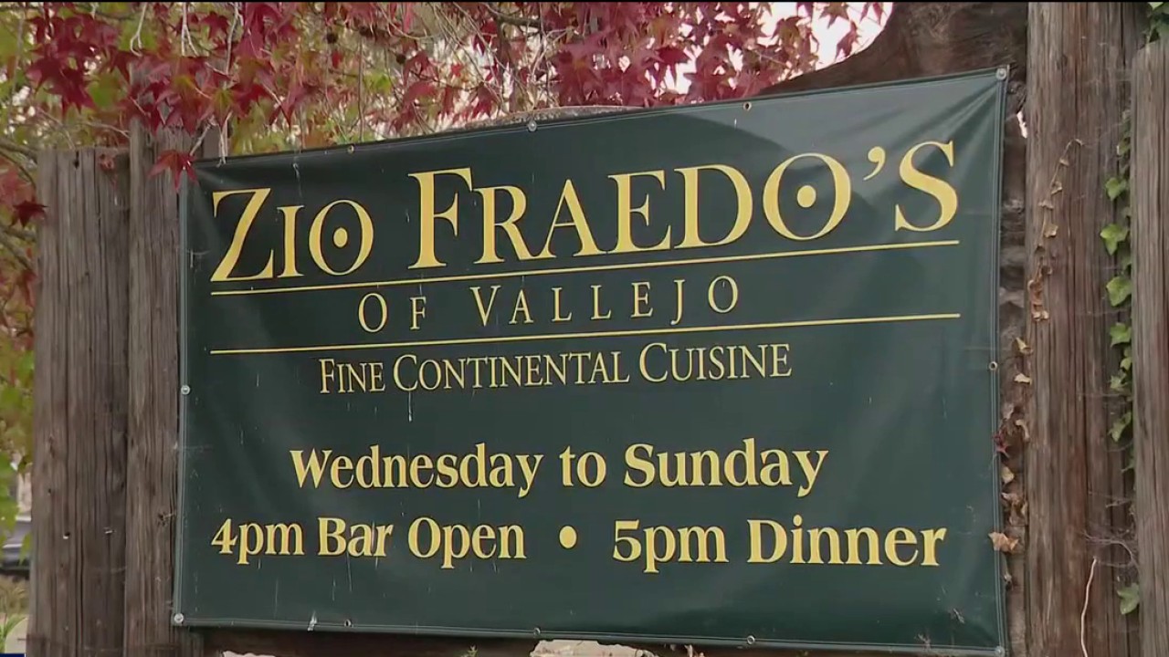 Zio Fraedo’s waterfront restaurant to close Vallejo location after 20 years — KTVU FOX 2 Bay Area, Los Gatos Dining news